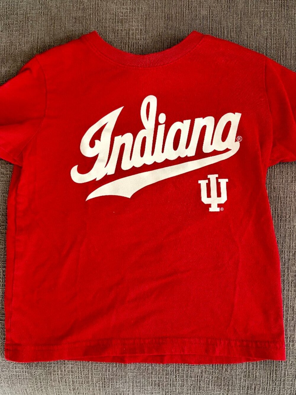 Indiana University Hoosiers Toddler Short Sleeve T-Shirt 3T Red IU Rabbit Skins